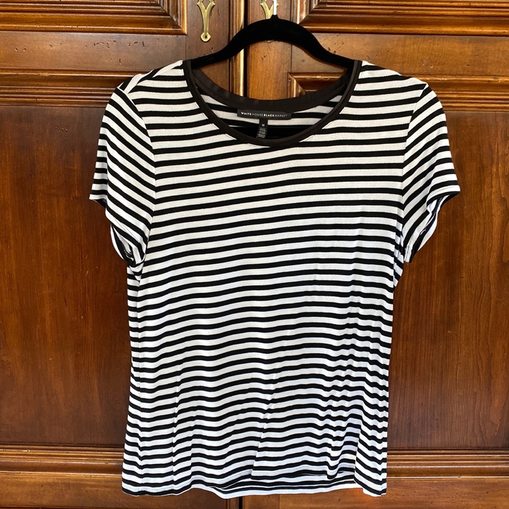 WHBM medium stripe Tshirt